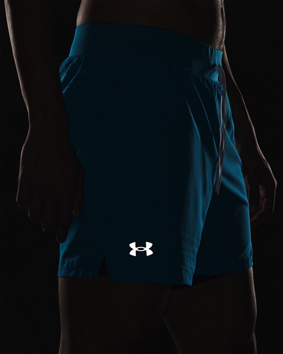 Men's UA CoolSwitch 2-in-1 Shorts in Blue image number 3
